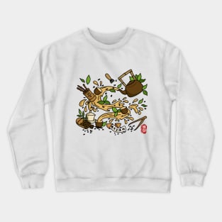 Chinese Tea (color) Crewneck Sweatshirt